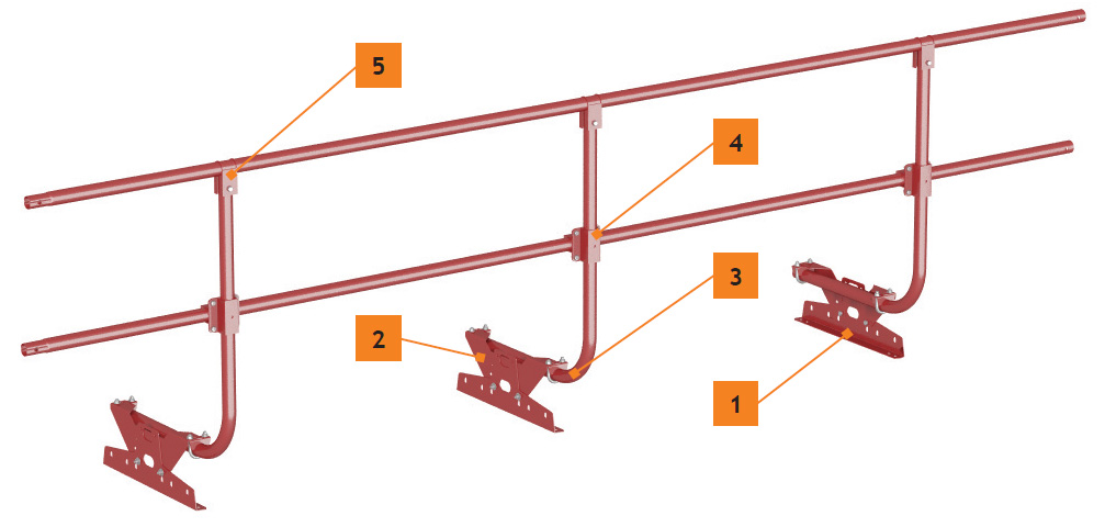 ИНСТРУКЦИЯ ПО МОНТАЖУ КРОВЕЛЬНОГО ОГРАЖДЕНИЯ