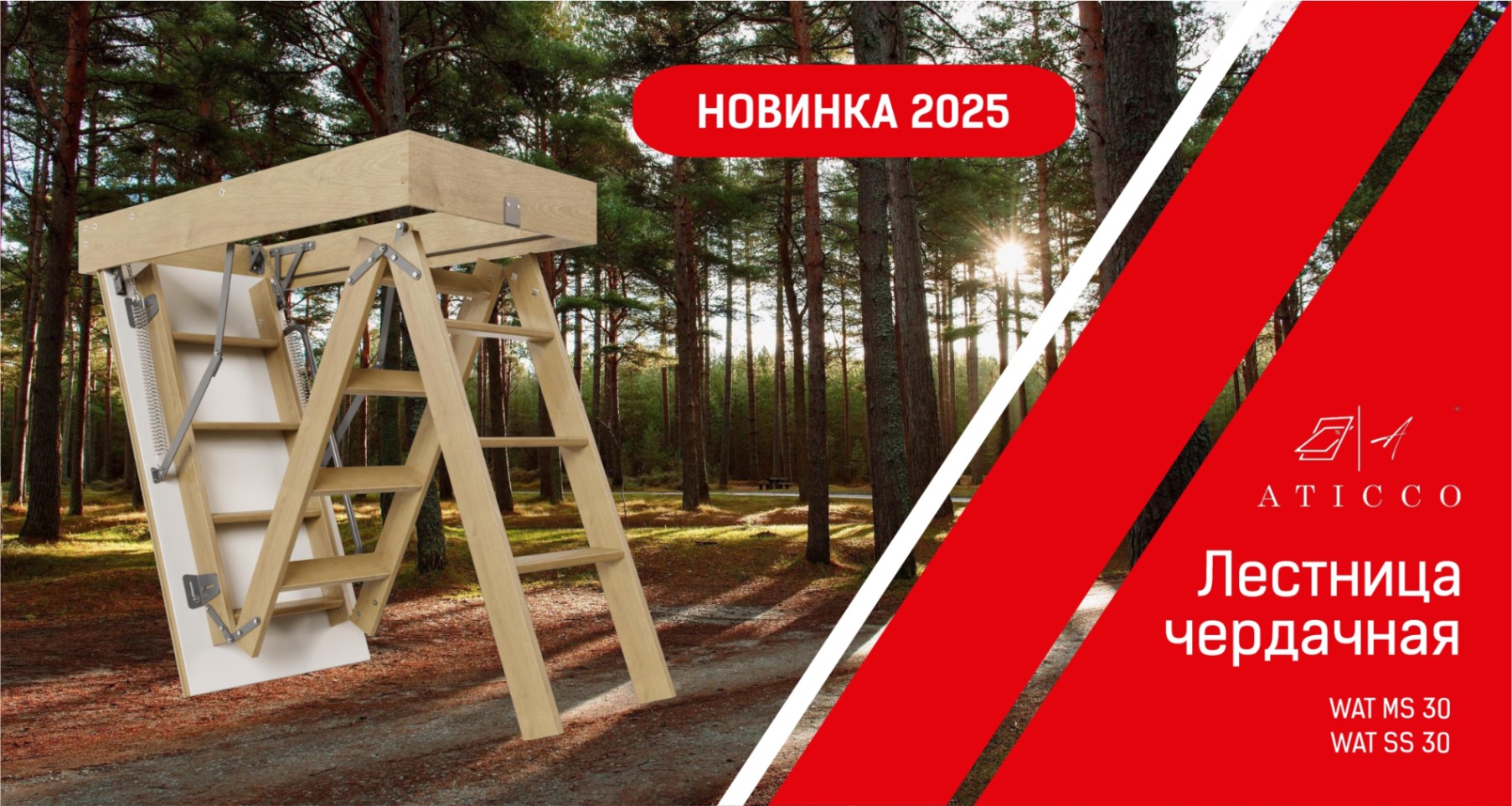 НОВИНКА: чердачные лестницы ATICCO