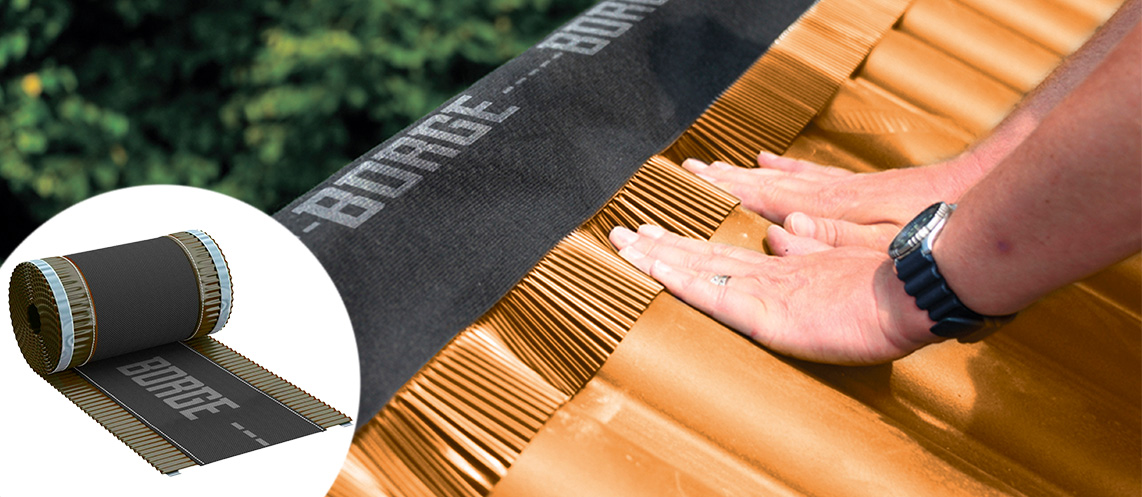 Новинка! Коньковая лента Борге