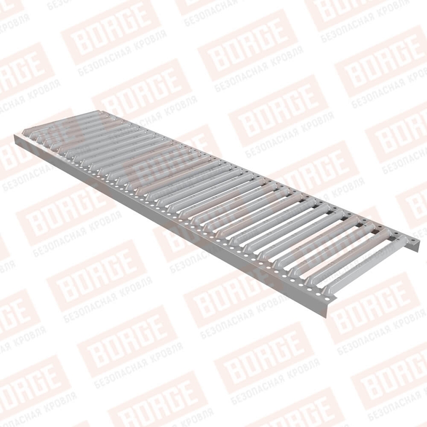 Платформа переходного мостика Русский Рубеж 1,25м, сигнально-серый (RAL 7004)