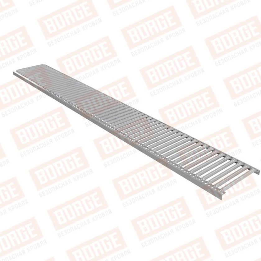 Платформа переходного мостика Русский Рубеж 2,5м, сигнально-серый (RAL 7004)