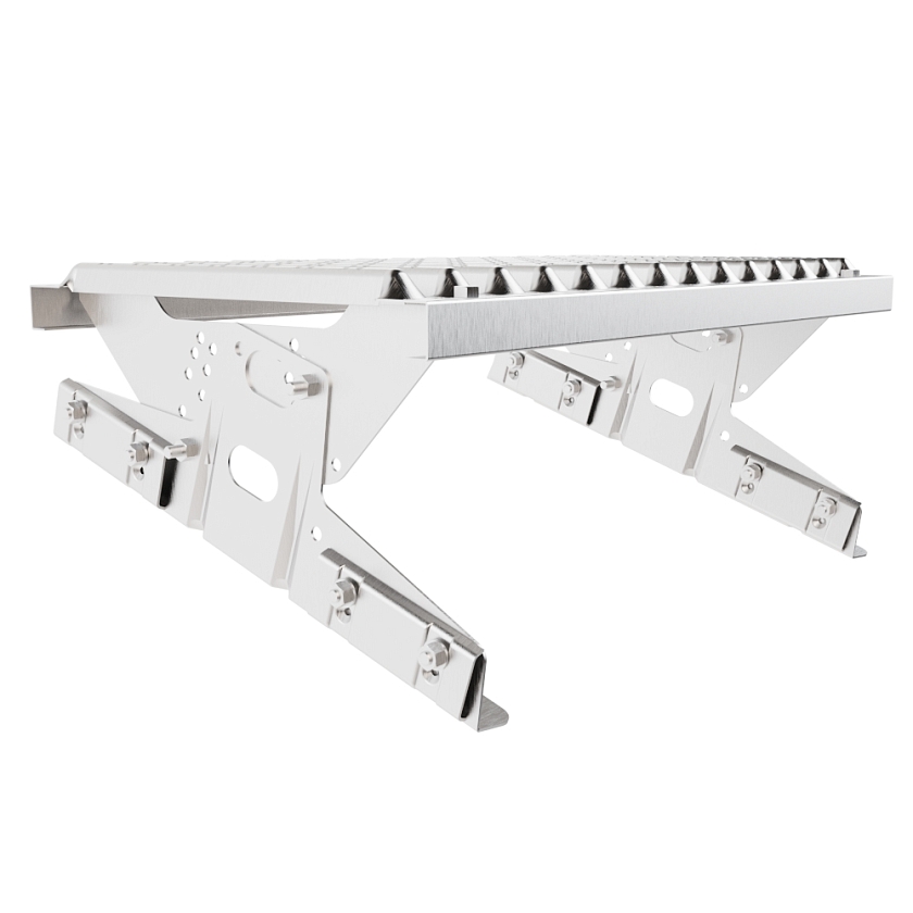 Ступень кровельная BORGE, для фальцевой кровли, цинк