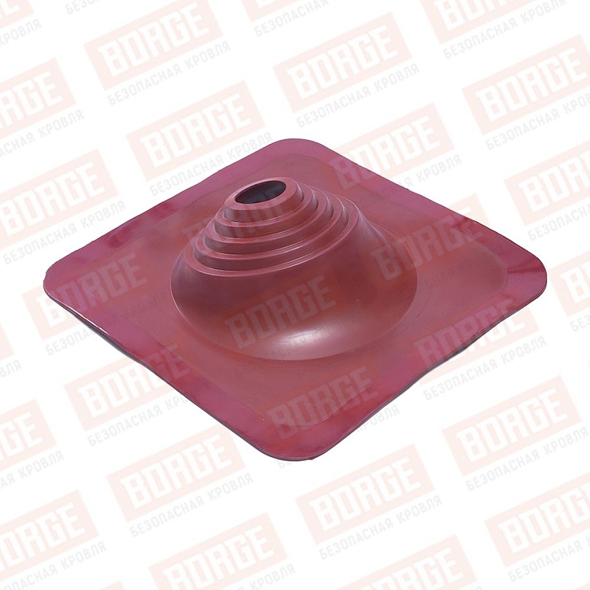 Проходка кровельная угловая №1 d75х200 цв. красный