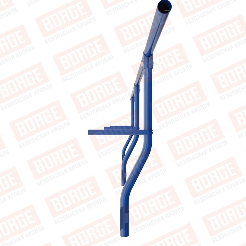 Ограждение парапетное BORGE H-30см, 3м, сигнально-синий (RAL 5005)