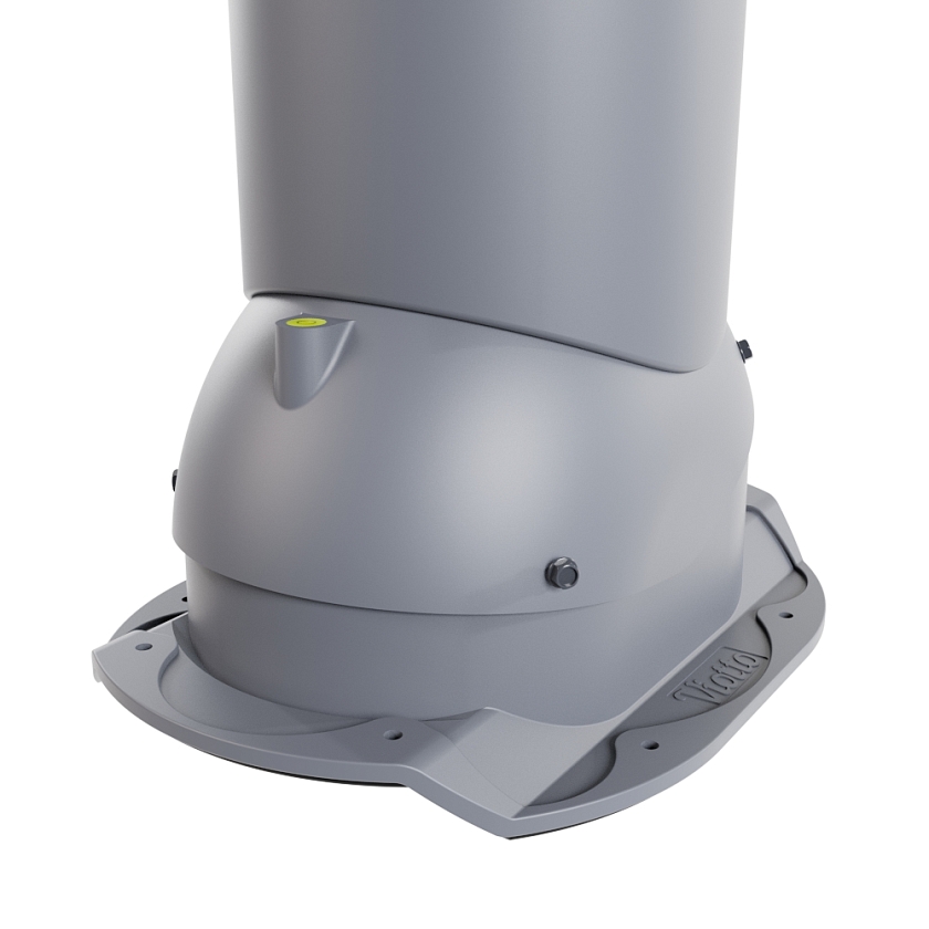 Роторная вентиляция Viotto, для МЧ Каскад, d-150мм, утепленная, серый графит (RAL 7024)