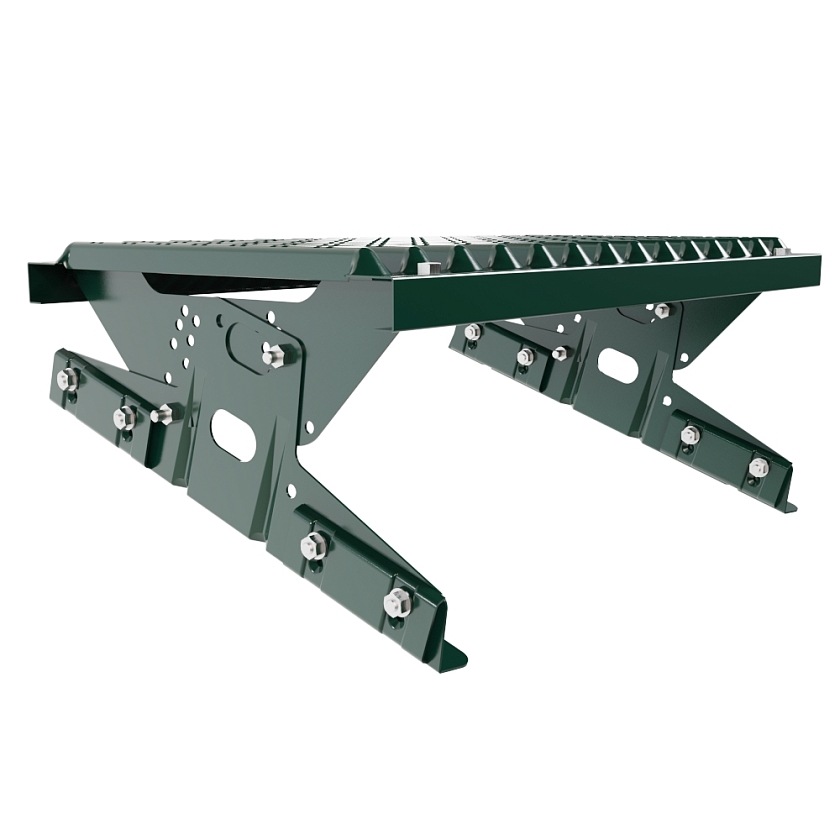 Ступень кровельная BORGE, для фальцевой кровли, зеленый мох (RAL 6005)