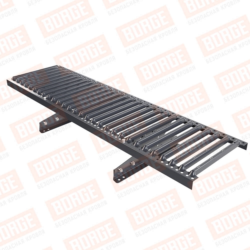 Мостик переходной NewLine 1,25м, для фальцевой кровли, серый графит (RAL 7024)