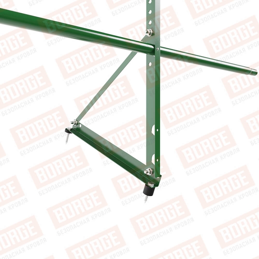 Ограждение декоративное NewLine H-60см, 3м, лиственно-зеленый (RAL 6002)