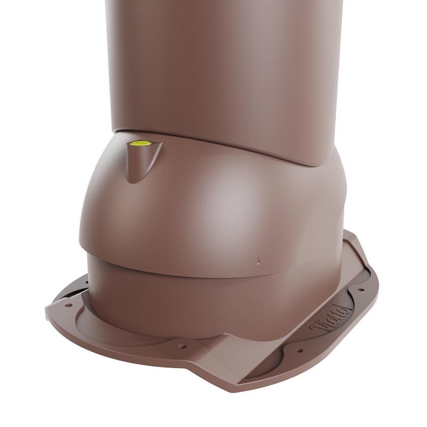 Труба вентиляционная Viotto, для МЧ Каскад, d-150мм, утепленная, коричневый шоколад (RAL 8017)