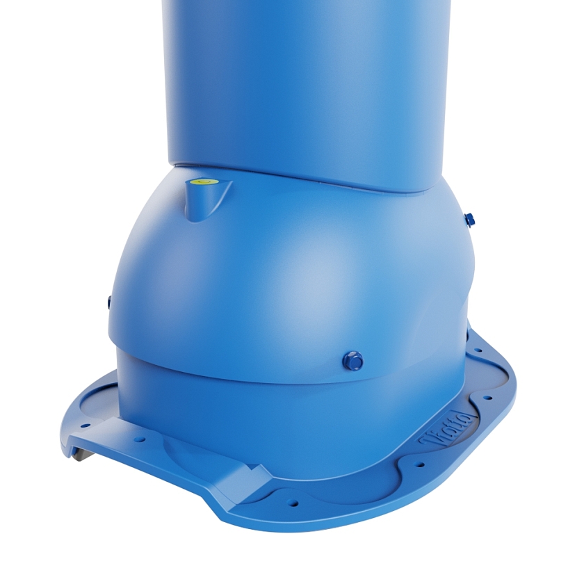 Роторная вентиляция Viotto, для МЧ Адаманте, d-125мм, неутепленная, сигнально-синий (RAL 5005)