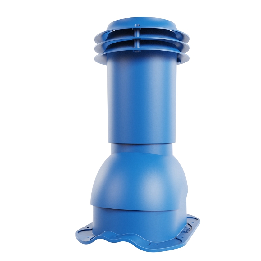 Выход вентиляции канализации Viotto, для МЧ Финнера, сигнально-синий (RAL 5005)