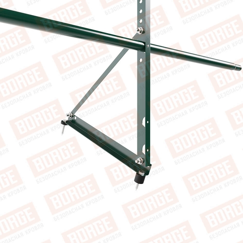 Ограждение декоративное NewLine H-60см, 3м, зеленый мох (RAL 6005)