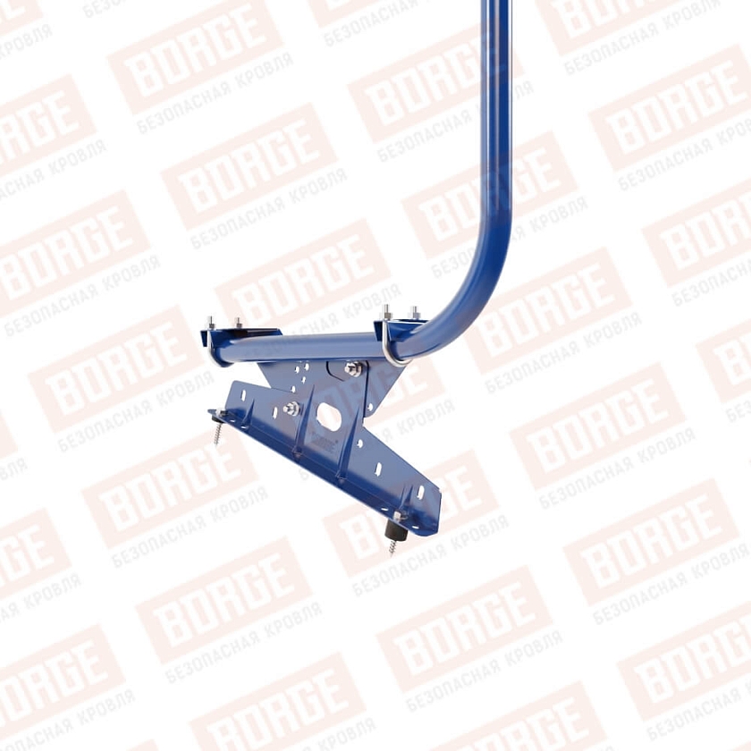 Ограждение кровельное BORGE H-120см, 3м, сигнально-синий (RAL 5005)