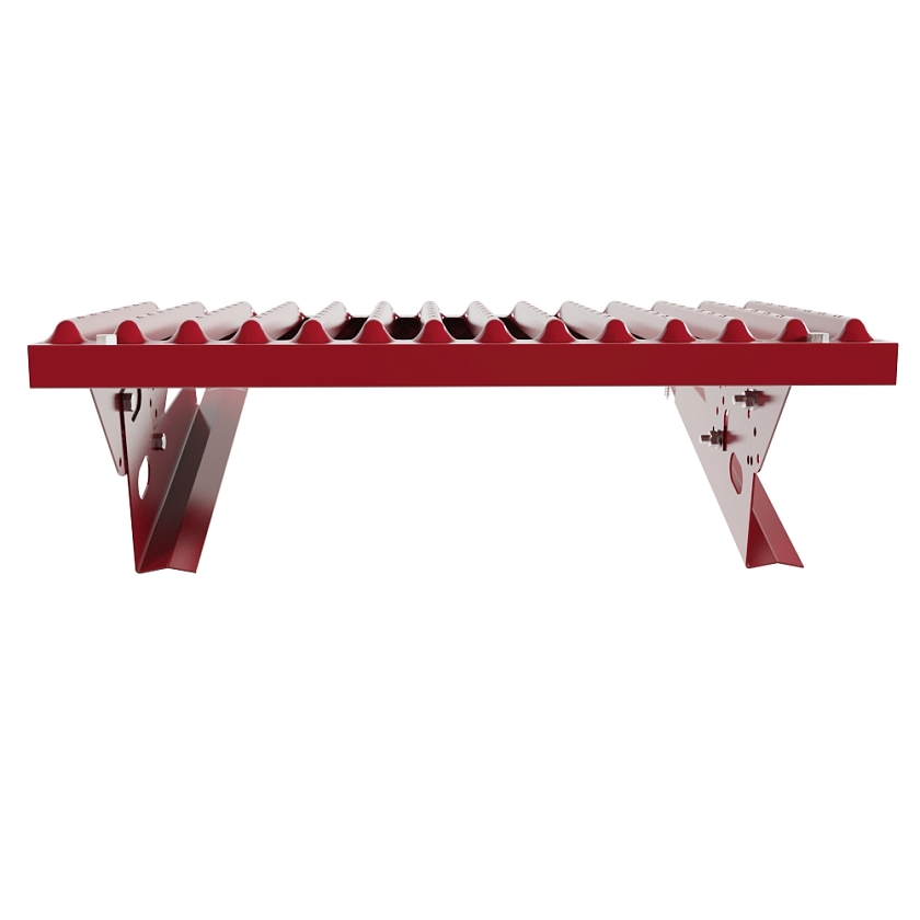 Ступень кровельная BORGE, для черепичной кровли, рубиново-красный (RAL 3003)