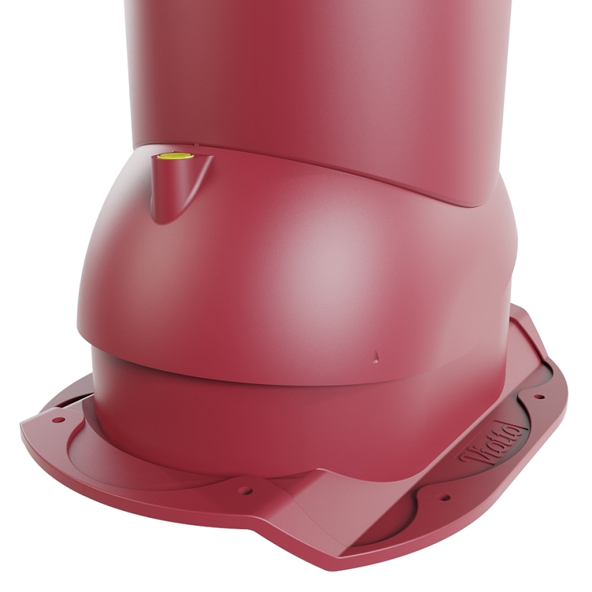 Роторная вентиляция Viotto, для МЧ Каскад, d-110мм, утепленная, красное вино (RAL 3005)