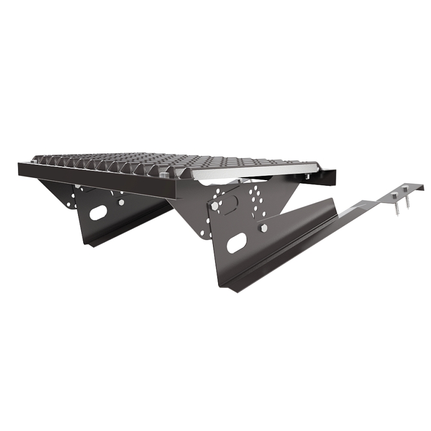 Ступень кровельная BORGE, для черепичной кровли, серо-коричневый (RR 32)