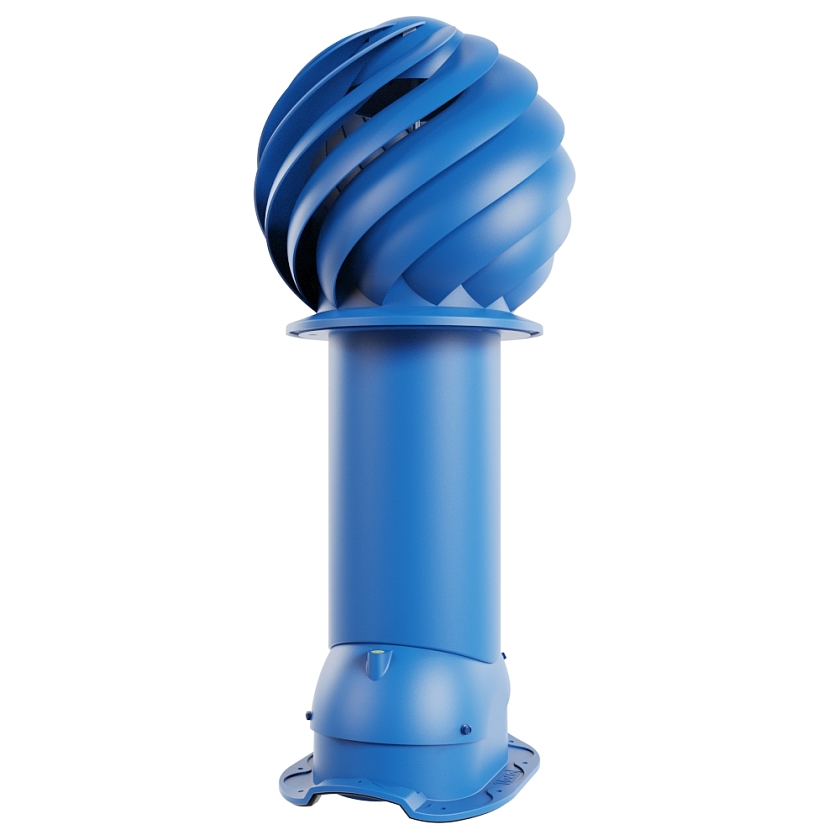 Роторная вентиляция Viotto, для МЧ Адаманте, d-150мм, неутепленная, сигнально-синий (RAL 5005)