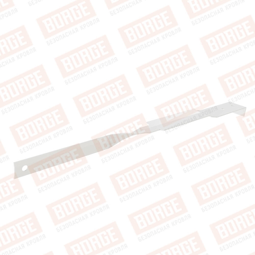 Кровельный кронштейн BORGE для черепичной кровли, сигнально-белый (RAL 9003)