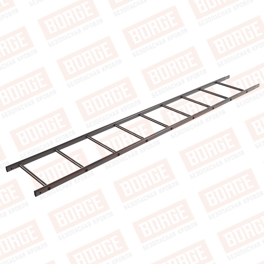 Лестница кровельная NewLine 2,7м, серо-коричневый (RR 32)