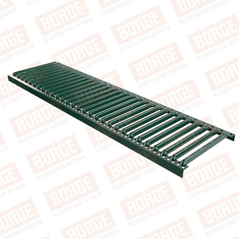 Платформа переходного мостика Русский Рубеж 1,25м, зеленый мох (RAL 6005)