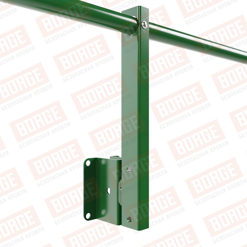 Ограждение парапетное NewLine H-30см, 3м, лиственно-зеленый (RAL 6002)