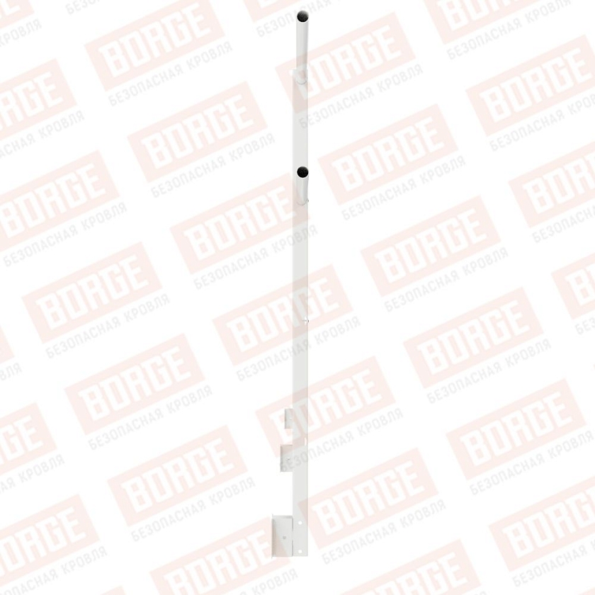 Ограждение парапетное NewLine H-120см, 3м, сигнально-белый (RAL 9003)