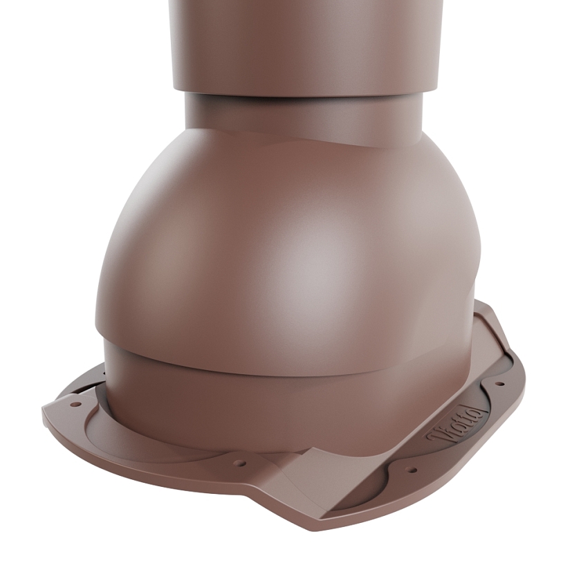 Труба вентиляционная Viotto, для МЧ Каскад, d-110мм, утепленная, коричневый шоколад (RAL 8017)