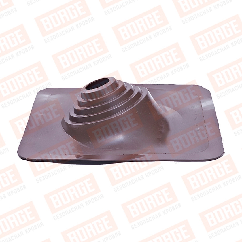 Проходка кровельная угловая №1 d75х200 цв. коричневый