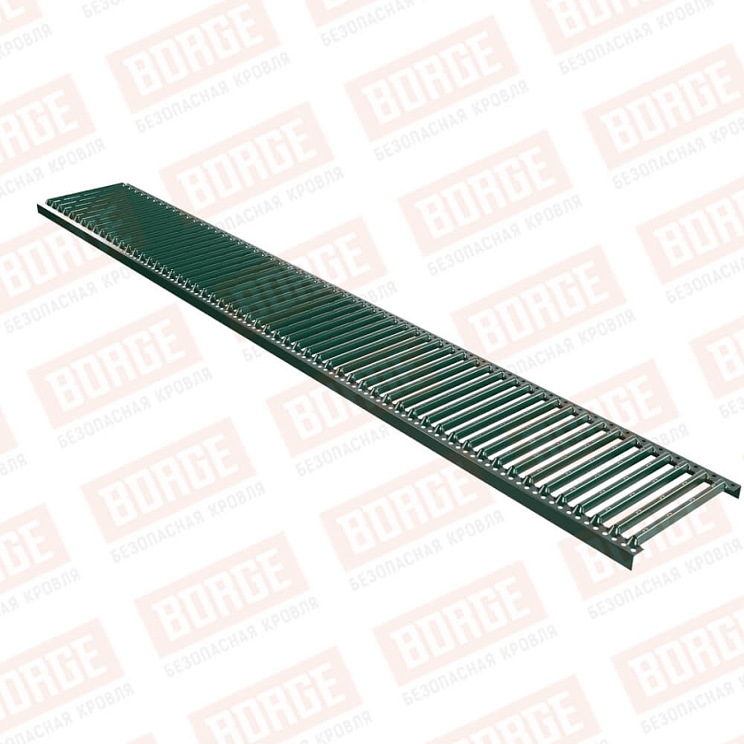 Платформа переходного мостика Русский Рубеж 2,5м, зелёный мох (RAL 6005)