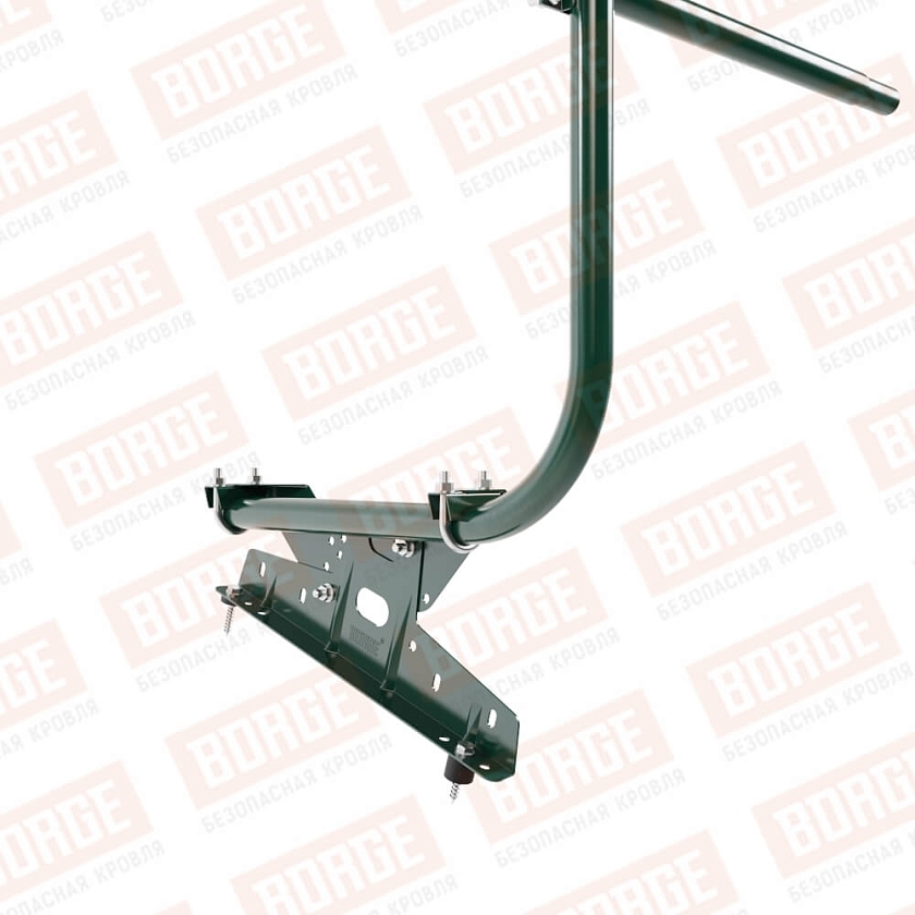 Ограждение кровельное BORGE H-90см, 3м, зеленый мох (RAL 6005)