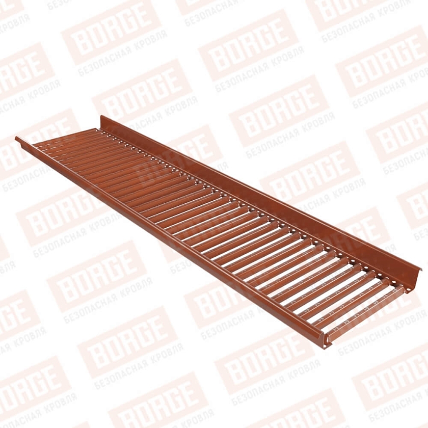 Платформа переходного мостика BORGE 1,5м, терракотовый (RAL 8004)