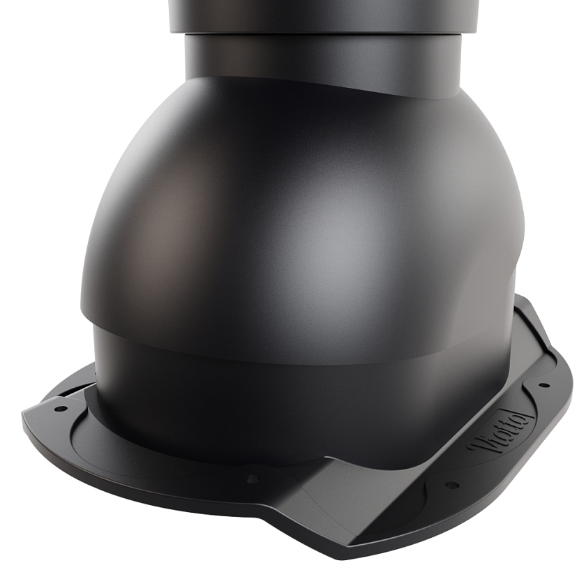 Выход вентиляции канализации Viotto, для МЧ Каскад, чёрный (RAL 9005)