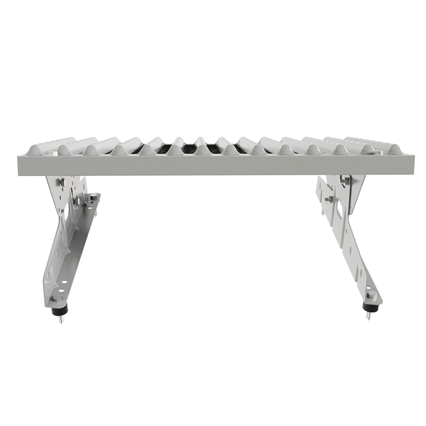 Ступень кровельная BORGE, бело-алюминиевый (RAL 9006)