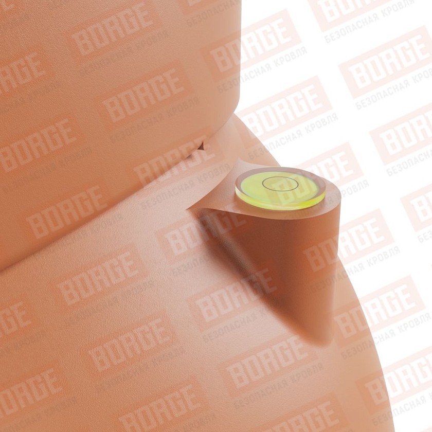 Труба вентиляционная Viotto, для профнастила С20, d-150мм, неутепленная, терракотовый (RAL 8004)