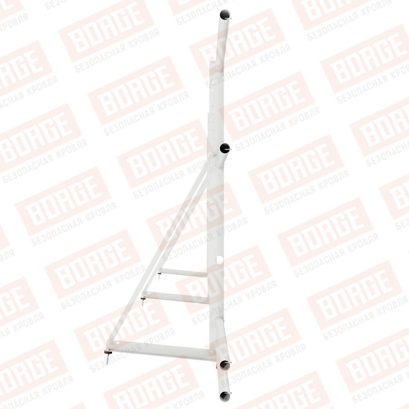 Ограждение декоративное NewLine H-90см, 3м, сигнально-белый (RAL 9003), с двумя доп. трубами