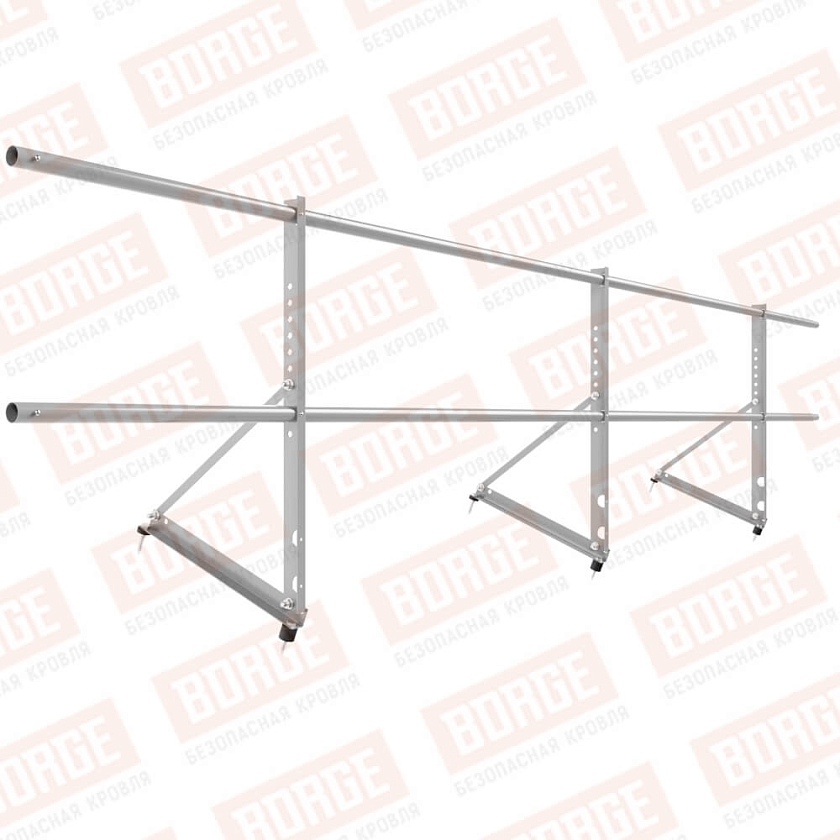 Ограждение декоративное NewLine H-60см, 3м, сигнально-серый (RAL 7004)