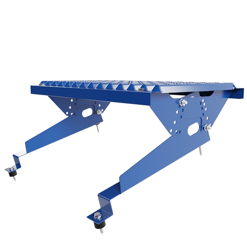 Ступень кровельная BORGE, для МЧ с высокой ступенькой, сигнально-синий (RAL 5005), 350мм