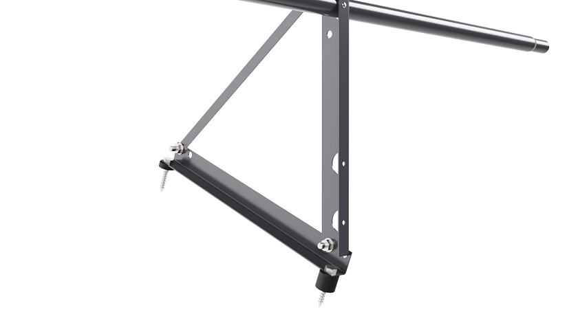 Ограждение кровельное NewLine H-60см, 3м, серый графит (RAL 7024)