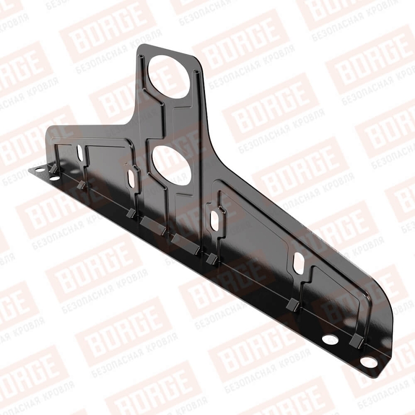 Универсальный кронштейн Русский Рубеж 20х40мм, оцинк., чёрный (RAL 9005)