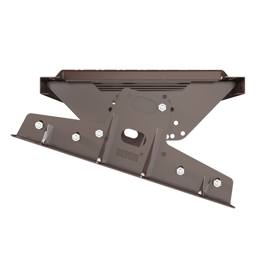 Ступень кровельная BORGE, для фальцевой кровли, коричневый шоколад (RAL 8017 matt)