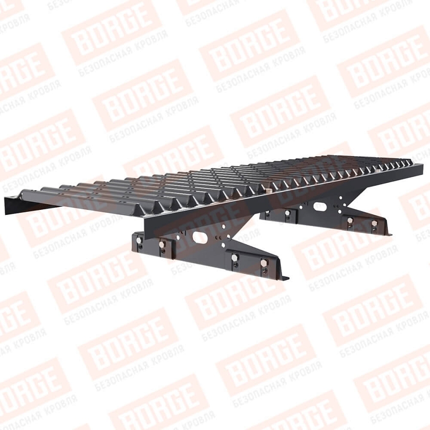 Мостик переходной NewLine 1,25м, для фальцевой кровли, серый графит (RAL 7024)