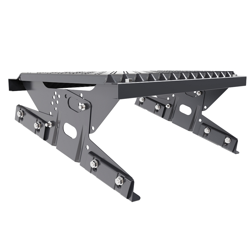 Ступень кровельная BORGE, для фальцевой кровли, серый графит (RAL 7024)