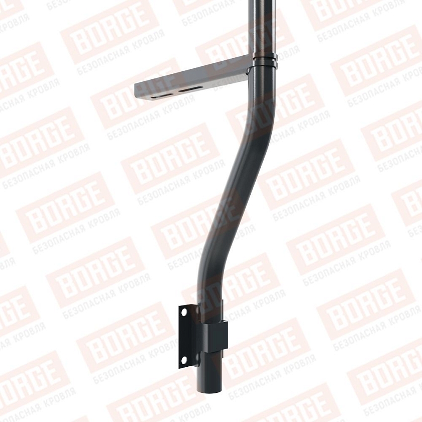 Ограждение парапетное BORGE H-120см, 3м, антрацитово-серый (RAL 7016)