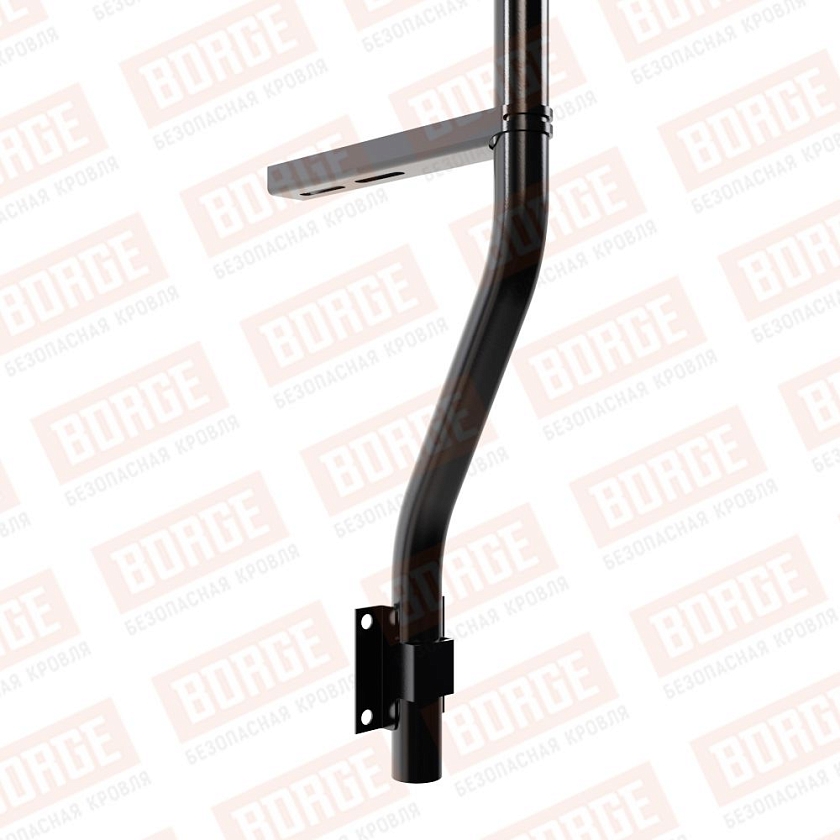 Ограждение парапетное BORGE H-90см, 3м, чёрный (RAL 9005)