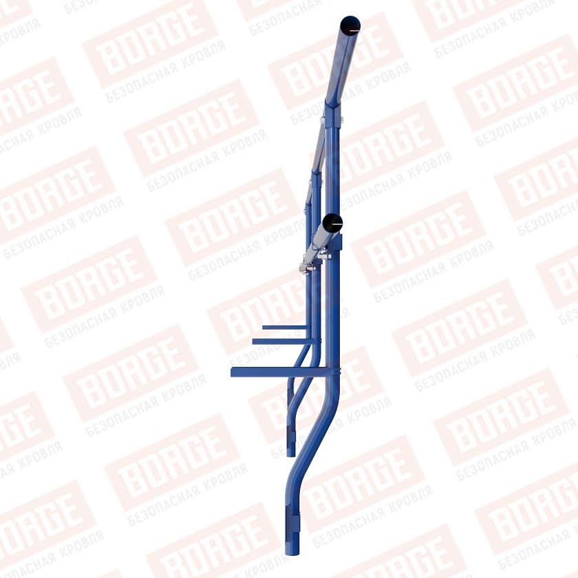 Ограждение парапетное BORGE H-60см, 3м, сигнально-синий (RAL 5005)