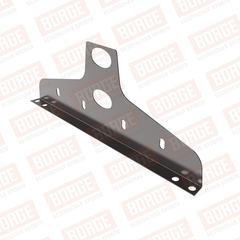 Универсальный кронштейн NewLine, 20x40мм, серо-коричневый (RR 32)