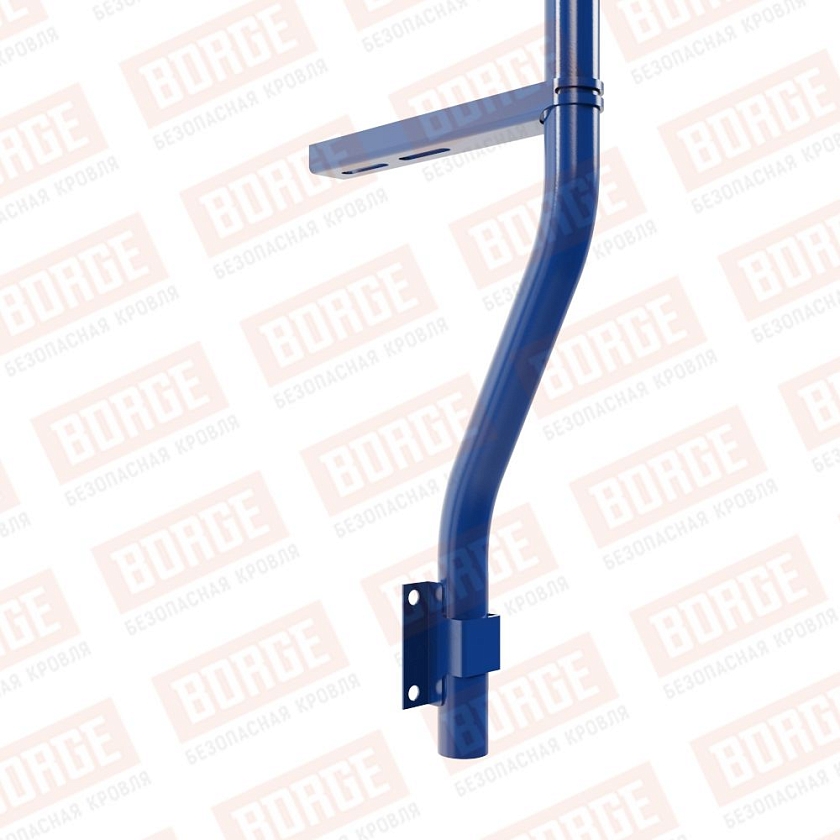 Ограждение парапетное BORGE H-60см, 3м, сигнально-синий (RAL 5005)