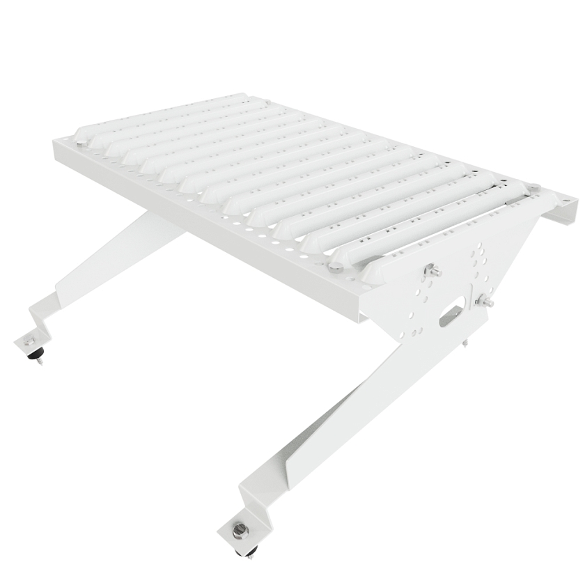 Ступень кровельная BORGE, для МЧ с высокой ступенькой, сигнально-белый (RAL 9003), 350мм