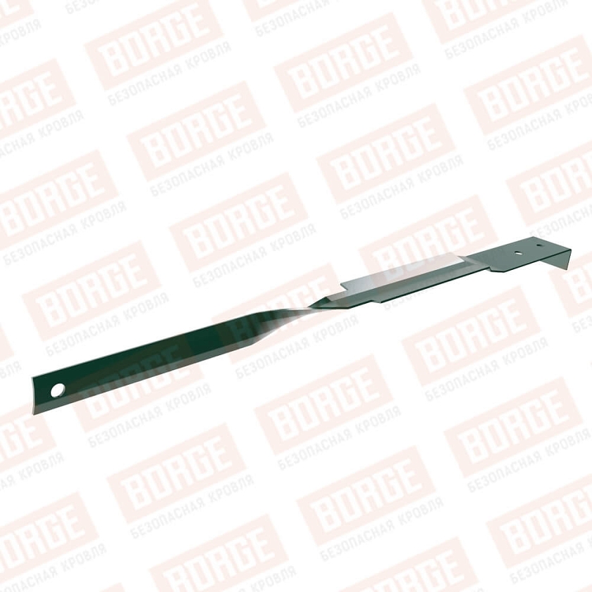 Кровельный кронштейн BORGE для черепичной кровли, зеленый мох (RAL 6005)