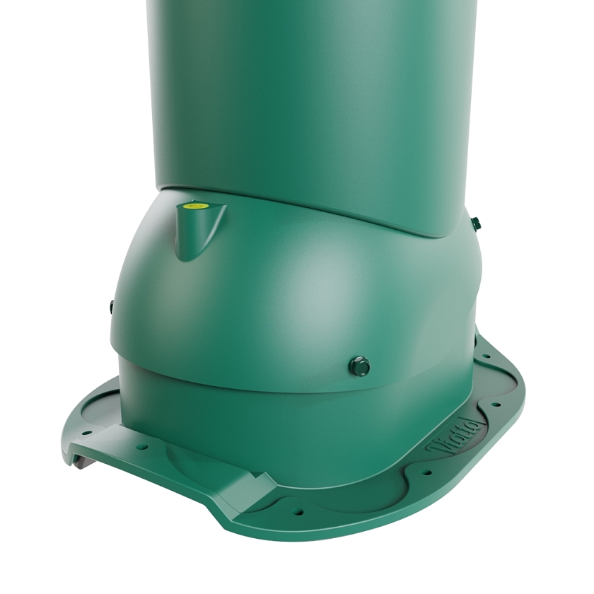 Роторная вентиляция Viotto, для МЧ Адаманте, d-150мм, неутепленная, зелёный мох (RAL 6005)